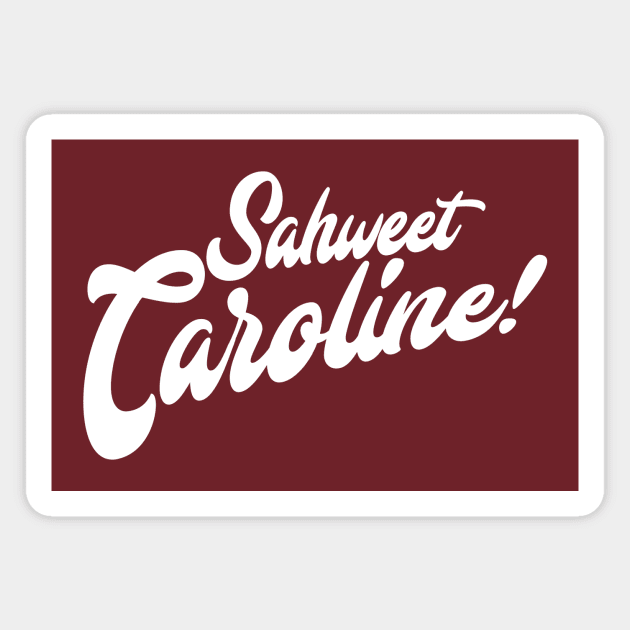 Sahweet Caroline Script Magnet by Mudge